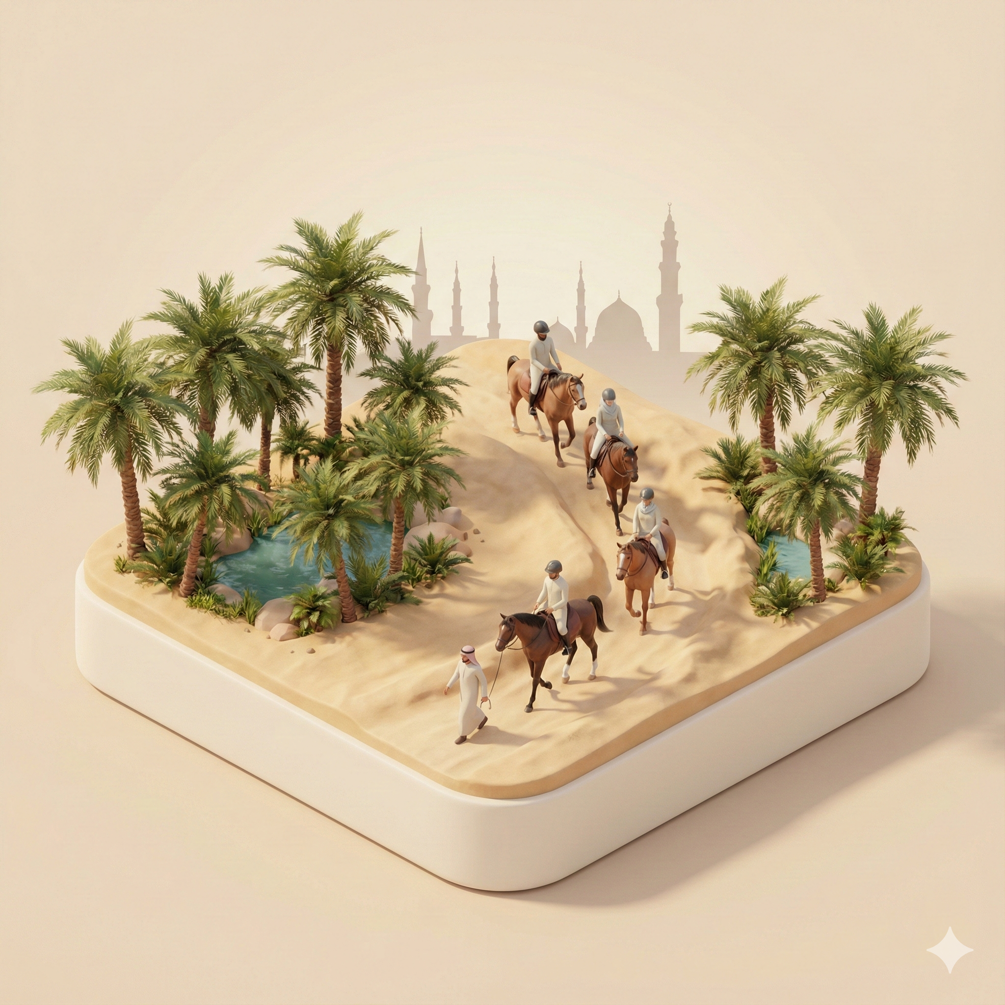 Конные прогулки в окрестностях Медины