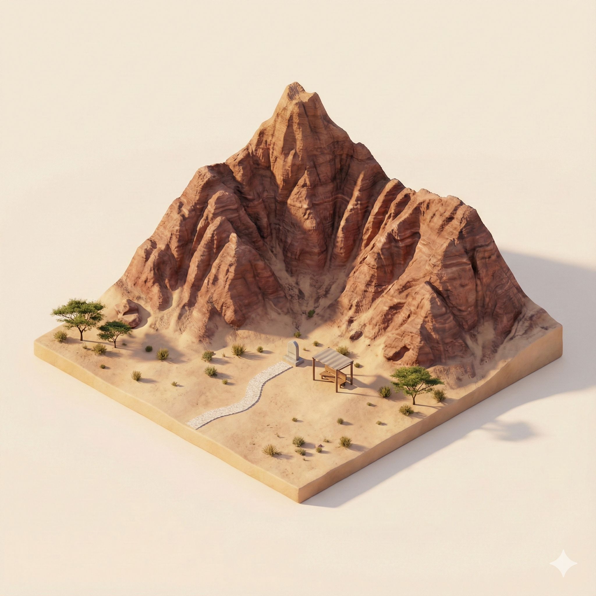 Гора Ухуд с панорамными видами